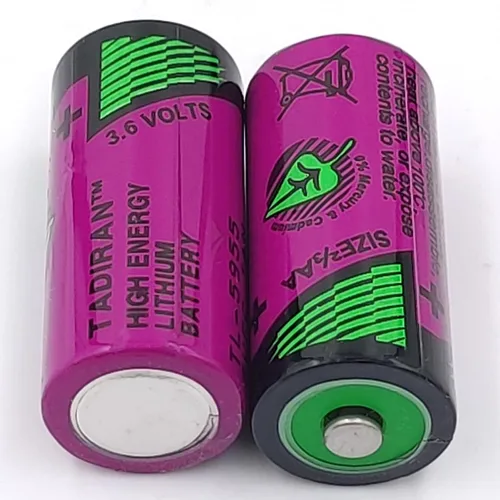 Vista 6 de (5 piezas) TL-5955 2/3AA 3.6V 1650mAh Batería para Tadiran TL5955 3.6V TL-4955, SL-761, TL-2155, TL-5155, SL-361, Xeno XL-055F, ER14335 PLC, batería