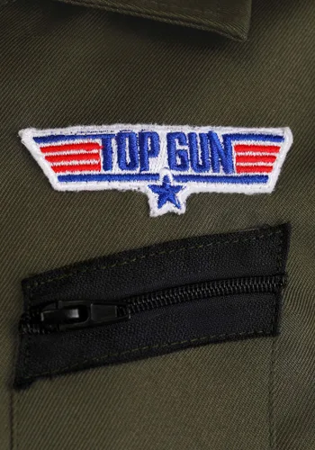 Vista 4 de Disfraz de Pelele de Vuelo Top Gun para Niña Pequeña Multicolor