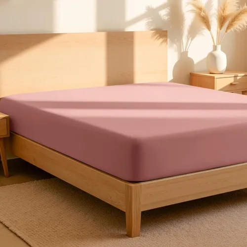 Vista 10 de Bare Home Sábana bajera ajustable 100 % algodón orgánico Twin, tejido de percal crujiente, ligera y transpirable, sábana bajera de bolsillo profundo
