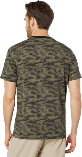 Vista 2 de Psycho Bunny Camiseta estampada Rockaway Dark Olive MD US Hombre 5 Oliva oscuro