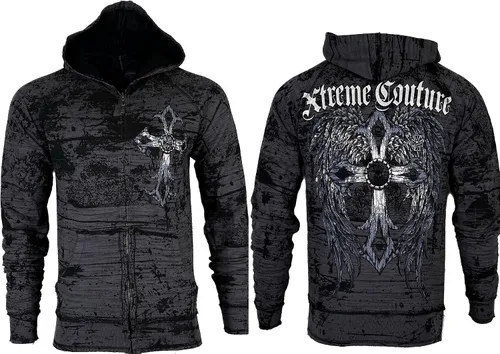 Vista 3 de Xtreme Couture by Affliction - Sudadera con capucha superior para hombre