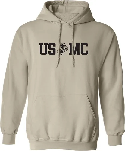 Vista 13 de zerogravitee USMC Eagle Globe Anchor - Sudadera con capucha para adulto Verde(Military Green)