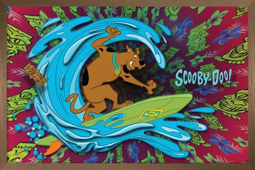 Vista 14 de Trends International Scooby-Doo - Póster de pared de surf, 22.375 x 34 pulgadas, versión premium sin marco