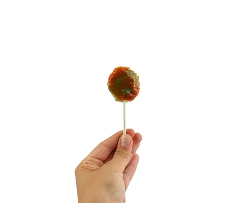 Vista 7 de Queen City Candy Cave - Paletas de caramelo de manzana verde, deliciosos sabores de otoño, a granel, chupones de manzana verde bañados en caramelo