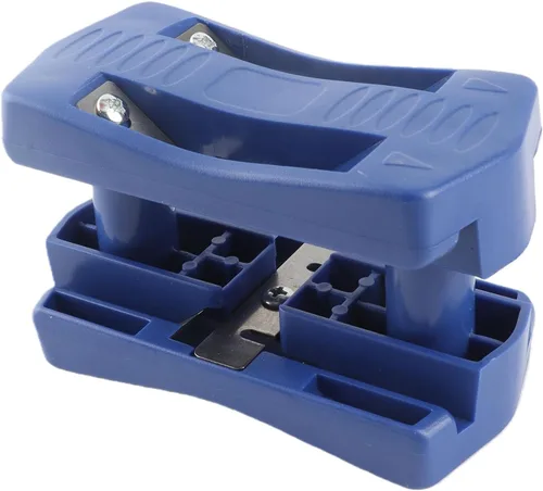 Vista 2 de Walfront Bordes dobles Trimmer Double Chapa Bordes Trimmer Manual Madera Bordes Dispositivo de bandas para PVC Contrachapado Melamina