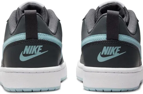 Vista 3 de Nike Boy Court Borough Low 2, gris hierroocéano Bliss-blanco, 6 M EE. UU, Gris