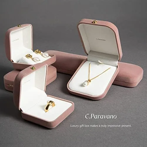 Vista 5 de C.Paravano Pendientes de oreja para mujer Aretes de oro Pendientes de plata de ley para mujer Puños de aretes para mujer sin perforar