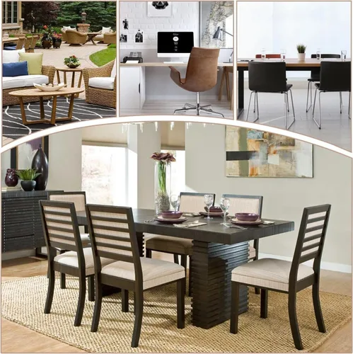 Vista 5 de Cojín antideslizante para silla, 19.7 x 19.7 x 2 in, espuma de memoria Blanco