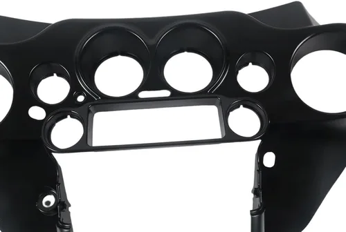 Vista 3 de Carenado interior de murciélago superior delantero compatible con Harley Touring Street Glide Electra Glide FLHT FLHTC 1996-2013 negro mate