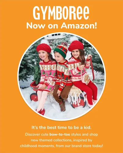 Vista 9 de Gymboree Conjunto de pijama unisex de algodón de Navidad de 2 piezas, niño grande, niño pequeño, gimnasio para bebé