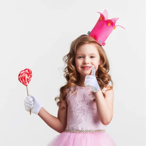 Vista 2 de SATINIOR Guantes formales de nailon para niños, guantes de vestir blancos para disfraz, espectáculos de arte, fiesta de uniformes, color blanco