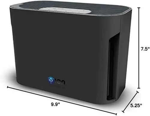 Vista 7 de Purificador de aire True HEPA 4 en 1 3 velocidades más UV-C (negro)