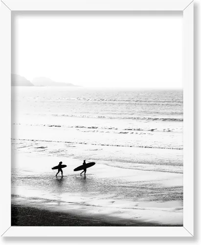 Vista 70 de Poster Master Póster clásico costero, impresión acuática vintage, regalo para artistas, amigos, atrapa las olas, surfistas en el mar, playa, costa