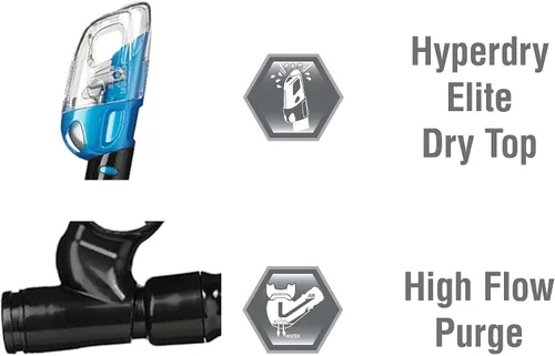 Vista 4 de TUSA Sport Conjunto combinado de máscara Mini-Kleio y esnórquel seco para jóvenes