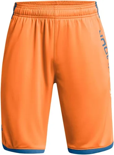 Vista 13 de Under Armour Pantalones cortos Stunt 3.0 para niños (005) negro/verde pajarito/blanco