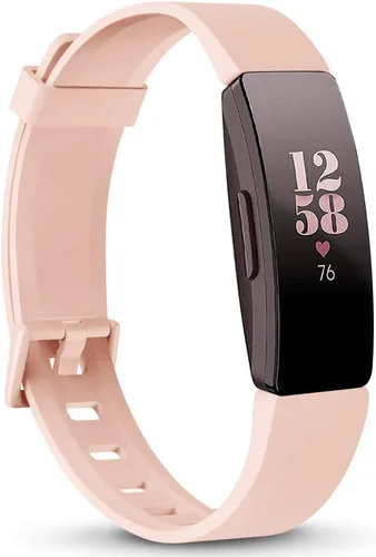 Vista 10 de AK Pulseras de TPU suaves compatibles con Fitbit Inspire 2/Fitbit Inspire HR/Fitbit Inspire/Fitbit Ace 2, correas deportivas impermeables para 1-Oro