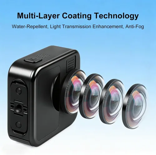 Vista 8 de PULUZ Protector de lente para Gopro MAX2, protector óptico de lente HD para Go Pro MAX 2, accesorio de lente de cámara resistente a los arañazos