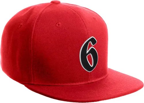 Vista 1560 de Daxton Gorra clásica con visera de billete plano con letras del alfabeto inglés antiguo de la A a la Z