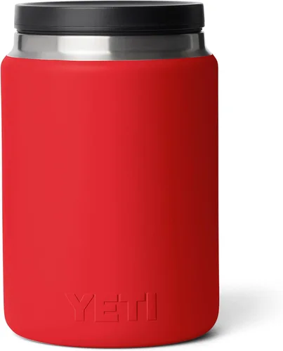 Vista 8 de YETI Rambler - Tarro de alimentos de 24 onzas, de acero inoxidable y aislado al vacío, con tapa hermética, color rojo rescate