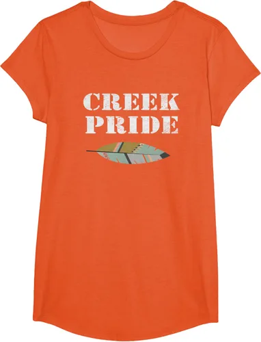 Vista 32 de Creek Native American Pride - Camiseta, Negro, S
