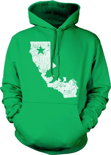 Vista 16 de Tcombo California State Map - Sudadera con capucha unisex Cali Bear