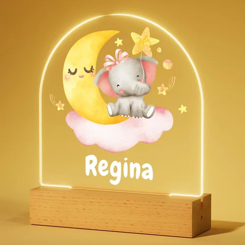Vista 20 de Luz nocturna personalizada, luz nocturna acrílica Koala, regalos personalizados para niños, nombre personalizado, brillo ajustable, alimentación