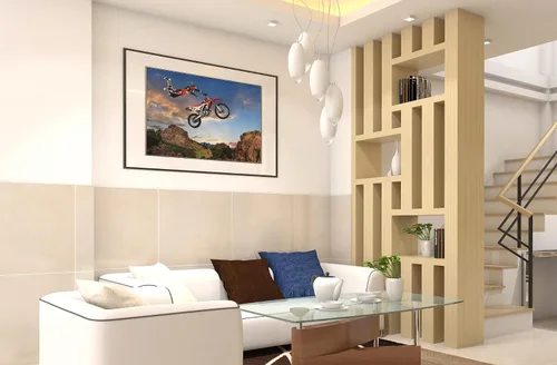 Vista 6 de Póster de motocross Rider Freestyle Stunt - Decoración moderna para habitación, dormitorio, cueva de hombre, sala de juegos, motocross bike póster
