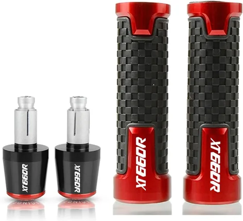 Vista 4 de Motorcycle Motorcycle Accessories Hand Grips Handle Bar Sets Handlebar Grip Ends Plug 7/8'' 22mm for Yamaha XT660R 2004 2005 2006 2007-2016 Handle