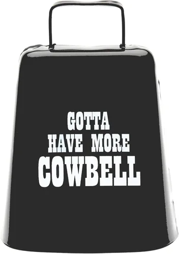 Vista 17 de Bevin Bells "Gotta Have More Cowbell" (X-Pequeño) Campana de Vaca de Kentucky con Color Cobre Hecha de Acero Fabricantes de Ruido Fuerte