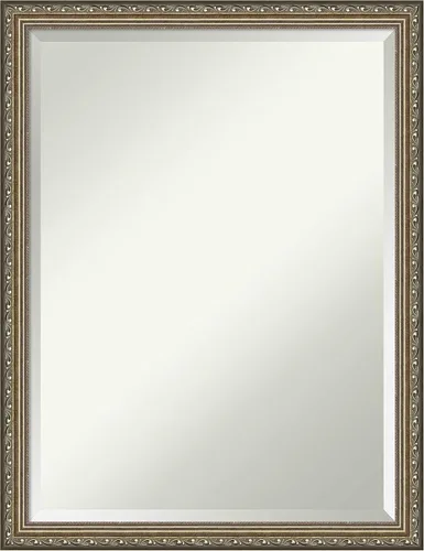 Vista 8 de Amanti Art Bathroom Mirror for Over Sink, Vanity Mirror, Wood Frame, Hangs Horizonally and Vertically, Bathroom Wall Decor, Beveled Edge