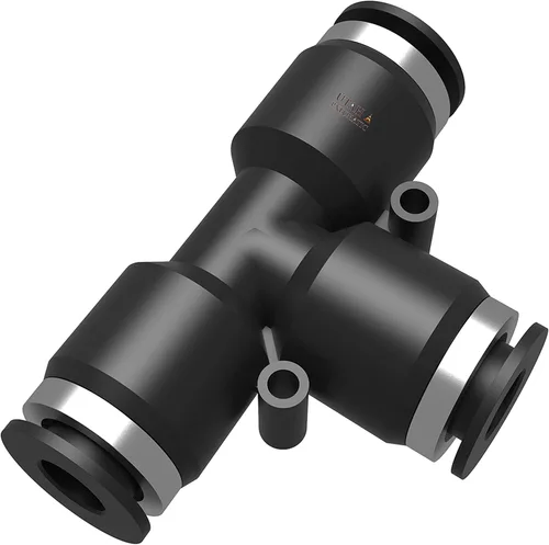 Vista 16 de Utah Pneumatic Conexiones de presión de 1/4 para conectar, accesorios de línea de aire en T, accesorios neumáticos de conexión rápida