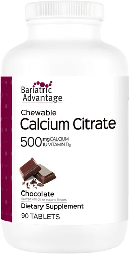 Vista 12 de Bariatric Advantage Citrato de calcio masticable, cereza silvestre, 90