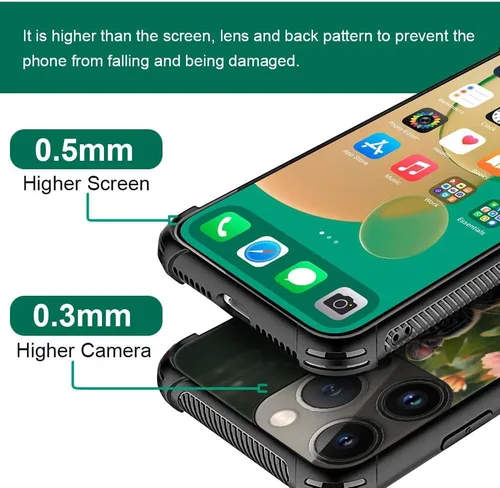 Vista 288 de Funda compatible con iPhone 15, diseño de elefantes africanos, diseño increíble a prueba de golpes, antiarañazos, carcasa trasera de policarbonato