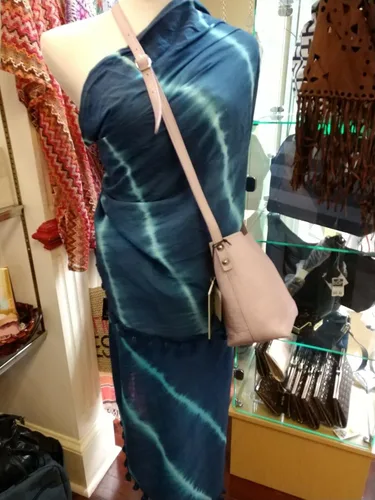 Vista 5 de Ahorre en productos Designer Lauren New York Bolso bandolera de cuero italiano Mini Bucket Bolso Primavera Verano Orquídea Púrpura, Púrpura