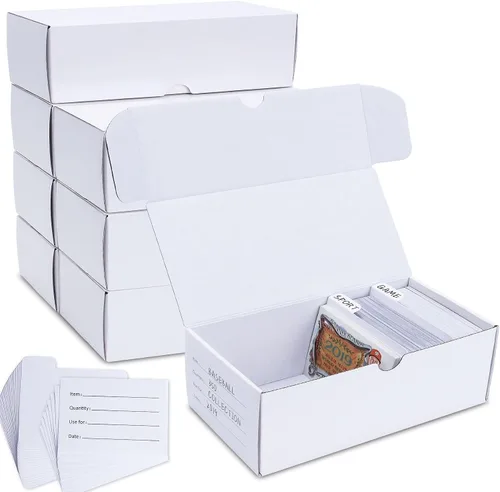 Vista 10 de Caja de almacenamiento de tarjetas intercambiables, paquete de 12, 600