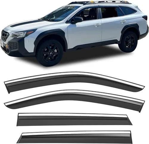 Vista 29 de Deflectores de ventana irrompibles con cinta para Chevrolet Equinox 2025-2026