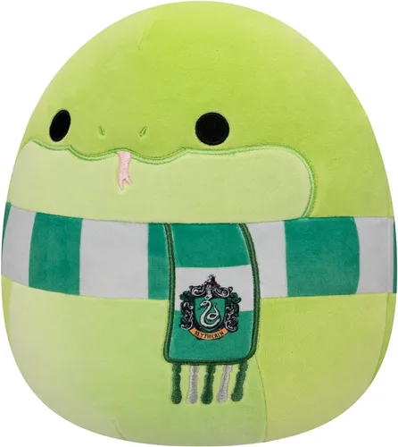 Vista 3 de Harry Potter House Squishmallow Bundle – Elige tu casa más gomitas a juego (serpiente verde (Slytherin), 10 pulgadas)