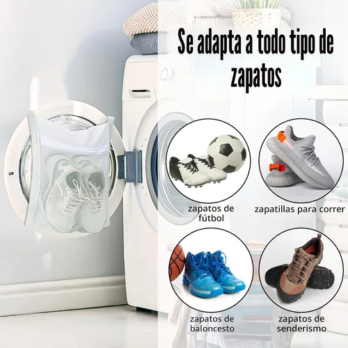 Vista 7 de Bolsas de lavandería, bolsa de red para lavar y secar zapatillas para secadora, bolsas de lavandería grandes, bolsas de malla HoneyComber