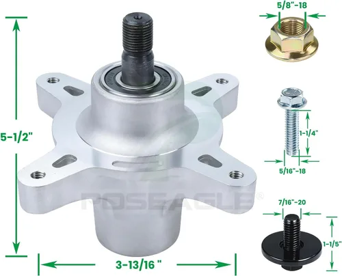 Vista 3 de 121-0751 El conjunto del husillo reemplaza el conjunto de husillo Toro 139-3214 121-0751 117-7267 117-7439 para SS4225 SS 4225 SS5000 MX5025 SS5060