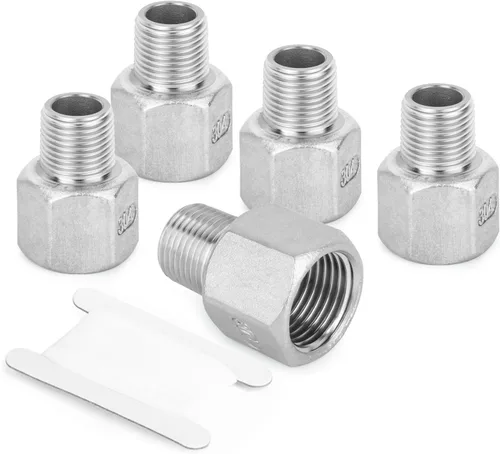 Vista 17 de TAISHER 1 pieza de 25 mm NPT macho x 50 mm NPT hembra, adaptador reductor, pieza de tubería de acero inoxidable 304