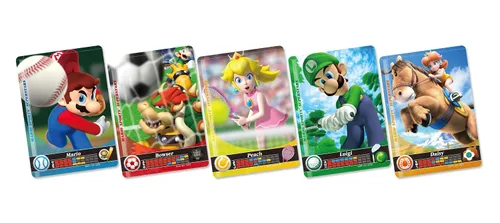 Vista 2 de Nintendo Mario Sports Superstars Amiibo Cards 5-Pack 3DS