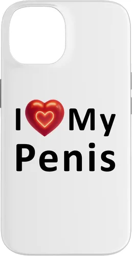 Vista 4 de Funda para iPhone 16 I Love My Penis I Heart My Penis para el día de San Valentín