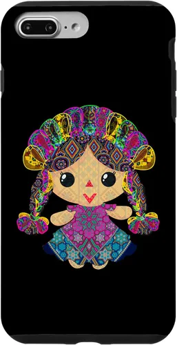 Vista 11 de iPhone 15 muñeca mexicana, maria, mazahua arte huichol, lele, caso