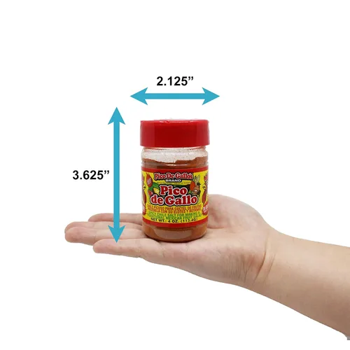 Vista 5 de Pico De Gallo's Pico Piquin Hot Chile & Sal Condimento (2 x 4 oz. Shakers)