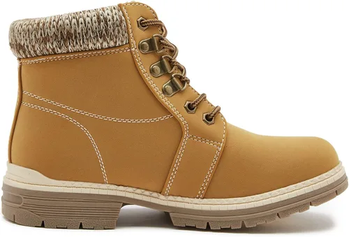 Vista 2 de COTTIMO Botas de invierno antideslizante con forro de piel para mujer