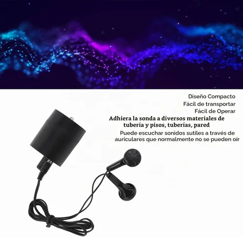 Vista 3 de Amplificador de sonido, micrófono mejorado, dispositivo de escucha de oído de audio, amplificador a través de la puerta de pared, herramienta de voz