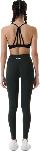 Vista 5 de AUROLA - Leggings de entrenamiento para mujer, diseño sin costuras, con control de abdomen, para gimnasio, acondicionamiento físico, pantalones