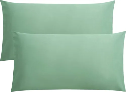 Vista 30 de FLXXIE Fundas de almohada de microfibra tamaño estándar, fundas de almohada suaves con cierre de sobre, fundas de almohada resistentes a arrugas