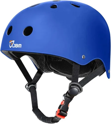 Vista 13 de Casco para Monopatín JBM - Casco Ligero, Ajustable y Ventilado para Patinete, Patines, Patinaje en Línea