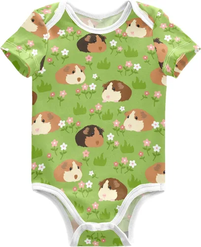 Vista 39 de vvfelixl Body para bebé niña Llama Alpaca Cactus Manga Corta Algodón Ropa de Bebé Para Niñas 0-24 Meses Negro Multi10